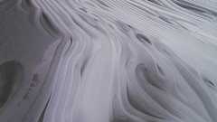 木崎湖結氷しかけています。雪と風と低温でこんなに神秘的な感じになっちゃうのですねー。 : 木崎湖キャンプ場管理人Blog