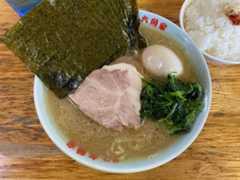 チャーシューメン(900円)+のり(100円)+ライス(100円)+味玉(無料)