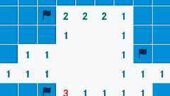 Ansicht eines Zahlenfelds des Spiels "Knallfrosch".