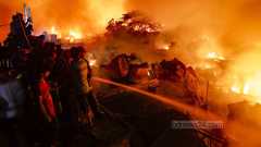 Korail slum in flames Korail slum in flames