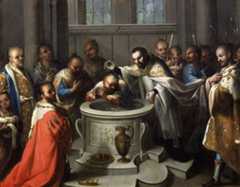 Saint Francis Xavier Baptizing Infidels