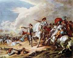 Oliver Cromwell at the Battle of Naseby