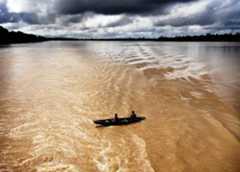 suspended soil particles