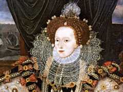 Queen Elizabeth I, version of the Armada portrait attributed to George Gower, c. 1588. Oil on canvas.
