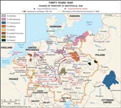 Europe after the Thirty Years' War, 1648