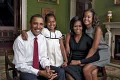 The Obama family