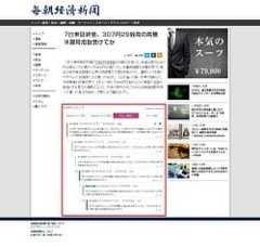 開発されたコメント欄(赤枠内)