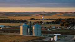 A landscape view of rural America.