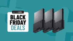 Seagate Storage cards for Xbox on a blue background with Black Friday deals badge