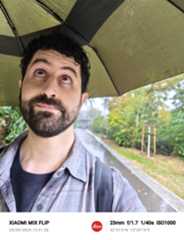 A photo captured on the Xiaomi Mix Flip