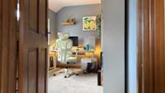 The Flexispot BS5 chair, in a home office.