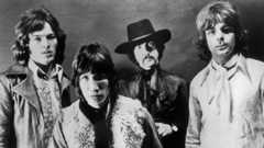 (Eingeschränkte Rechte für bestimmte redaktionelle Kunden in Deutschland. Limited rights for specific editorial clients in Germany.) Pink Floyd - Musikgruppe, Grossbritannienv. links: David Gilmour, Roger Waters,Nick Mason, Richard Wright- Ende 1969 (Photo by ullstein bild/ullstein bild via Getty Images)