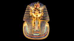 King Tutankhamen's gold funerary mask.