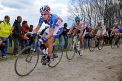 Cycling: 108th Paris-Roubaix 2010George HINCAPIE (Usa)/ Jurgen ROELANDTS (Bel)/ Compiegne - Roubaix (259 Km)/ Parijs /(c) Tim De Waele
