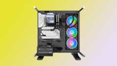 The Thermaltake Minecube 360 Ultra ARGB Sync AIO liquid cooler installed on a PC