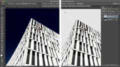 Screenshot of building with background removed in Photoshop