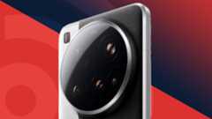 The Xiaomi 15 Ultra on a red background