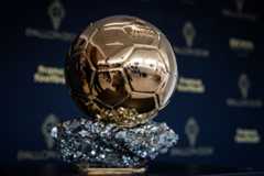 Ballon d'Or 2025: Full standings: The Ballon d'Or trophy is displayed during a press conference to present the new Ballon d'Or trophy, on the outskirts of Paris, on September 19, 2019. (Photo by Thomas SAMSON / AFP) (Photo credit should read THOMAS SAMSON/AFP via Getty Images)