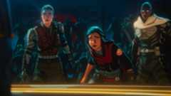 Yelena Belova, Kamala Khan and Blade Knight in Marvel Zombies