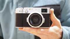 Fujifilm X100VI in the hand