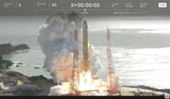 A Japanese H3 rocket launches the Michibiki 5 navigation satellite from Tanegashima Space Center on Dec. 21, 2025. The rocket suffered a problem with its second stage, resulting in a failure.