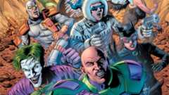 Lex Luthor, Joker, Catwoman, Captain Cold, and Heatwave on the cover of Salvation Run #1
