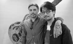 Hideo Kojima with Ryan Karazija.