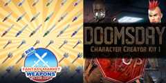 New Releases: KR Fantasy Market - Weapons Tileset, Doomsday Character Creator Kit 1