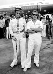 Elton John and Bernie Taupin