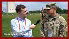 Hearing from current and retired servies members at the Army's 250th birthday