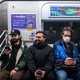 Zohran Mamdani rides the subway in New York City