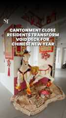 Cantonment Close residents transform void deck for Chinese New Year