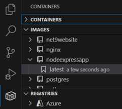 Verify Docker image exists