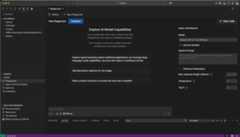 AI Toolkit playground interface showing a chat interaction with a generative AI model.