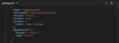 JSON within VS Code