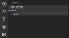 File Explorer app.js