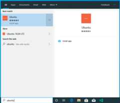 select Ubuntu distro
