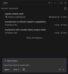 Screenshot of empty chat view with the icon and welcome text hidden.
