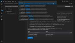 Screenshot showing the use of custom labels in Quick Open to distinguish between multiple 'index.jsx' files.