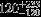 ${120}_{-120}^{+233}$