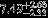 ${7.49}_{-2.33}^{+2.66}$
