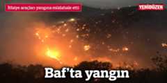 Baf'ta yangın