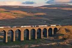 2026 02 01 Avanti WC 805 005-009 passing Ribblehead 1421 Carlisle to Wigan NW 02 C Howe