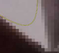 Original tutorial image with marks