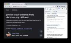 Emulated prefers-color-scheme:dark