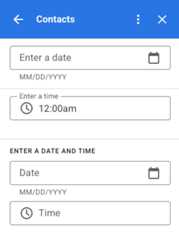 Customized peek card example
