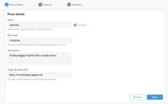 Proxy details in the Create Proxy wizard.