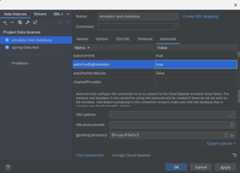 Connect to Spanner toolwindow