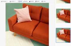 A sample edited image depicts the couch and rug in the input example without lemons