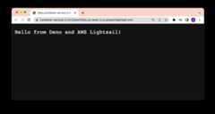 Hello world from Deno and AWS Lightsail